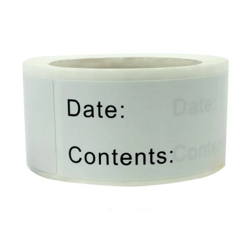 

120PCS Food Marking Date Labels Sealing White Paper Sticker Thank You Sticker Stationery & Office Supply Decoration Scrapbooking