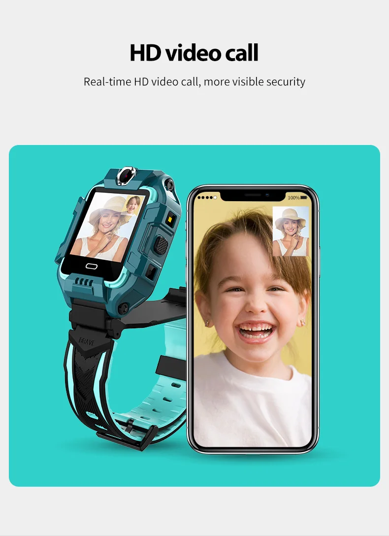 LEMFO Y99 Smart Watch Kids 4G Dual Camera GPS 680mAh Battery Capacity Wifi HD Video Call Children Smartwatch for Android IOS | Электроника