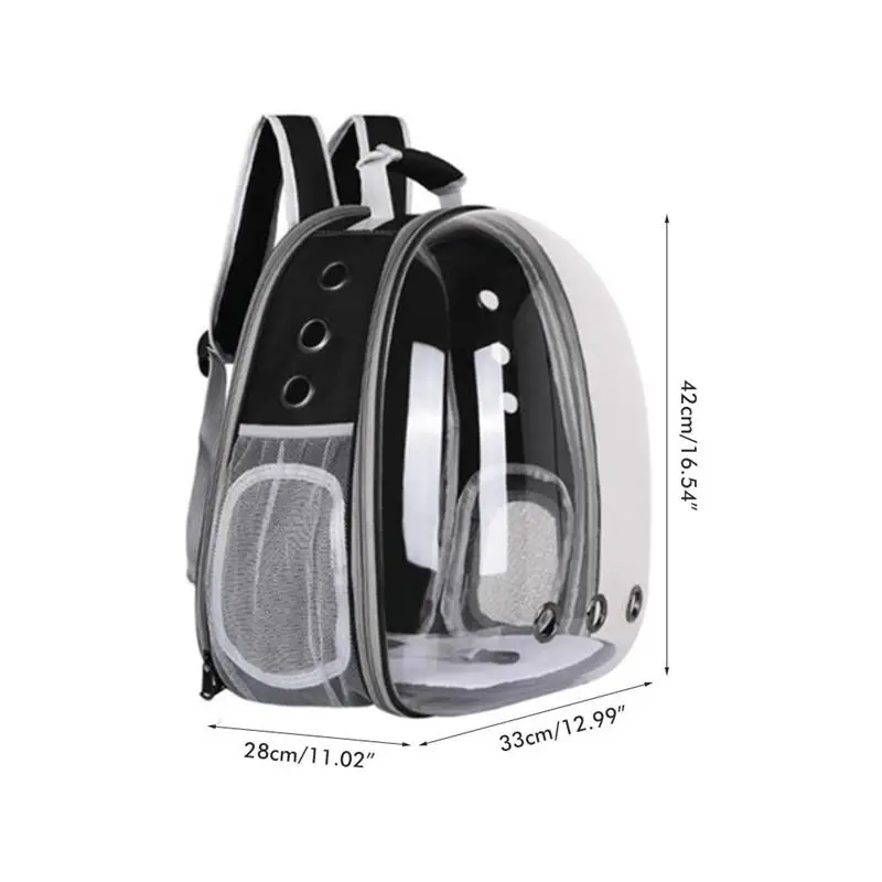 

Expandable Cat Carrying Backpack Pet Cat Bag Lightweight Pet Accessories Breathable Cat Capsule Carrying Backpack For Dogs Chats