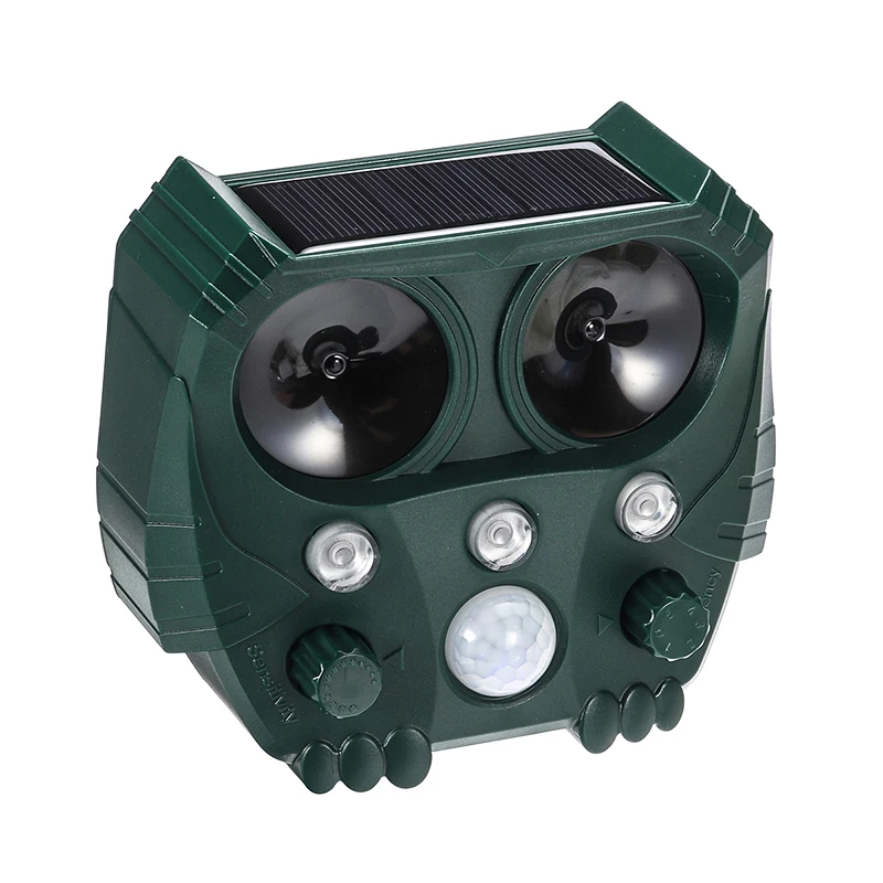 

Outdoor Ultrasonic Solar Pest Repeller Mouse Repeller Garden PIR Motion Sensor Animal Dog Cat Bird Repellent Keep Animals Away