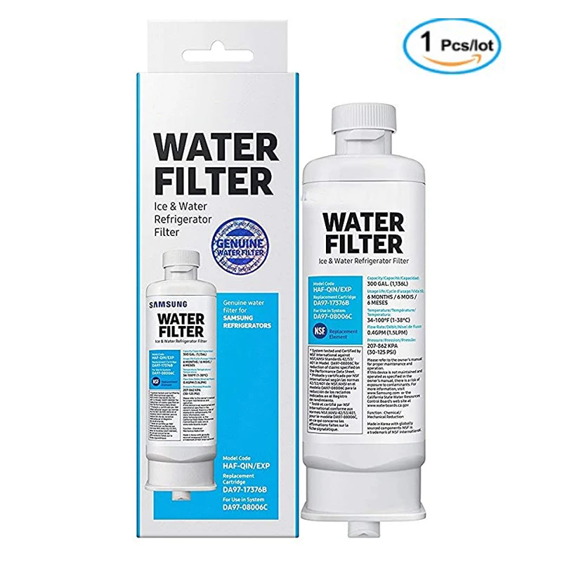 

Replace the original Samsung refrigerator water filter DA97-17376B