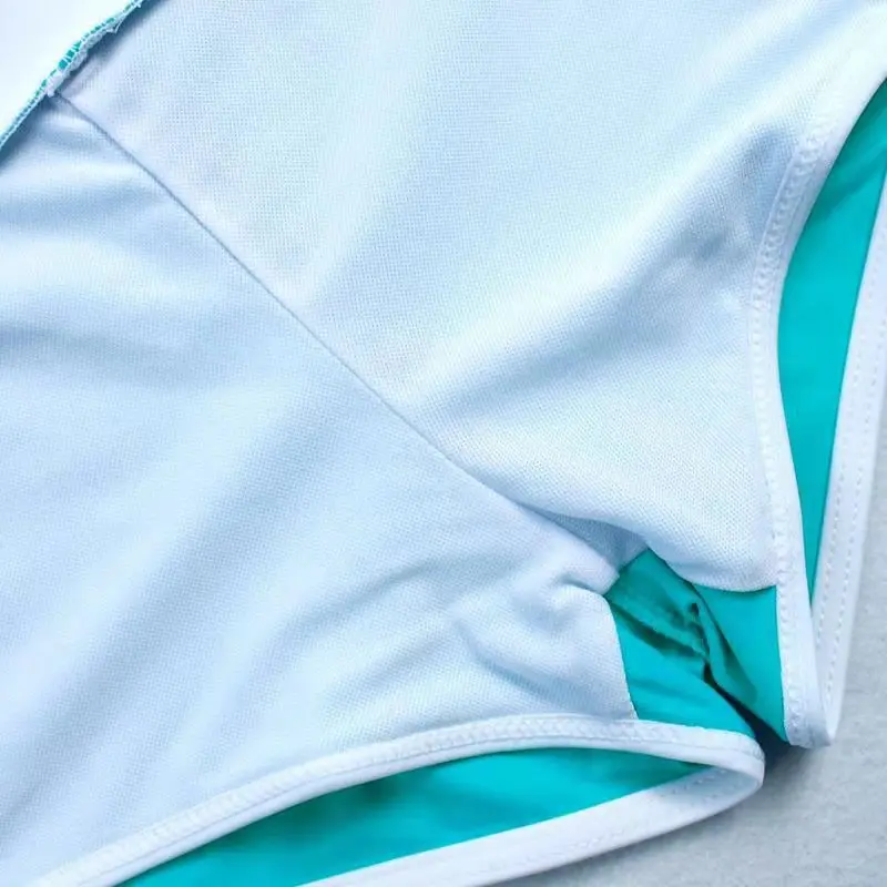 Женский комплект бикини с треугольным вырезом купальный костюм из двух