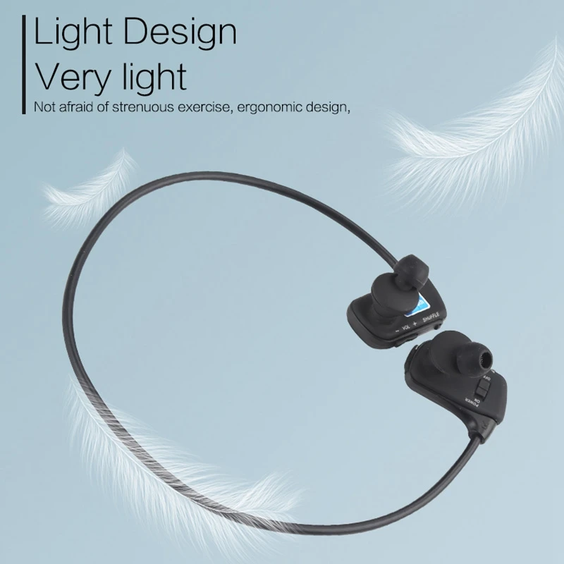 W273 8 Гб спортивный MP3-плеер наушники 2 в 1 музыкальные Mp3 Wma Цифровой музыкальный