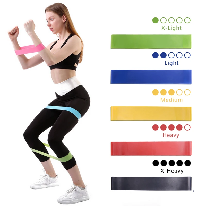 Резиновая лента для йоги пилатеса спортивных тренировок эластичные ленты