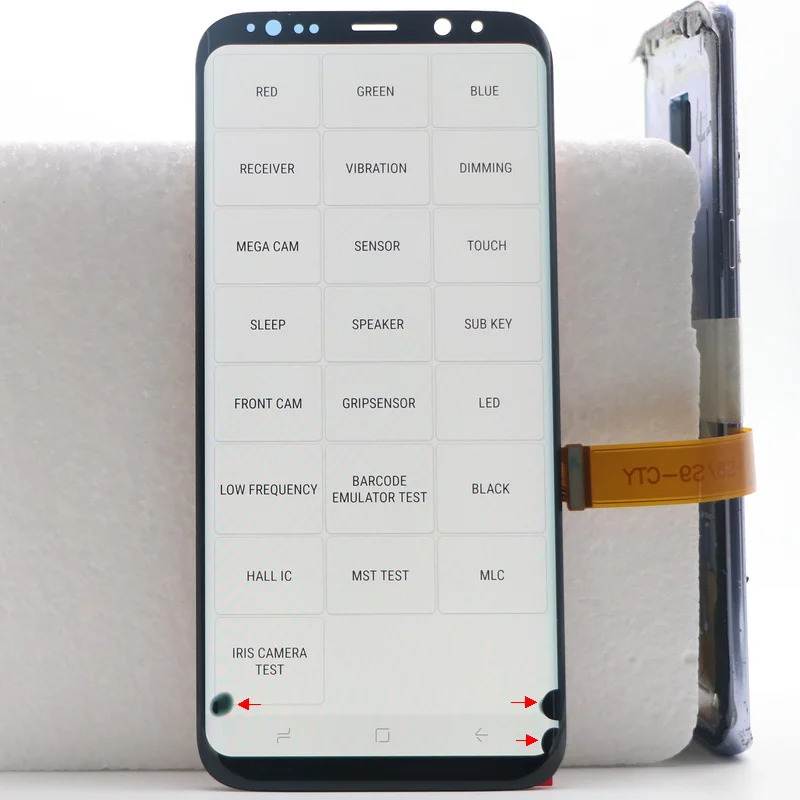100%Original S8 Plus AMOLED LCD For Samsung Galaxy S8 Plus  G955 G9550 G955U G955F/DS Display Screen Touch Digitizer With Defect enlarge