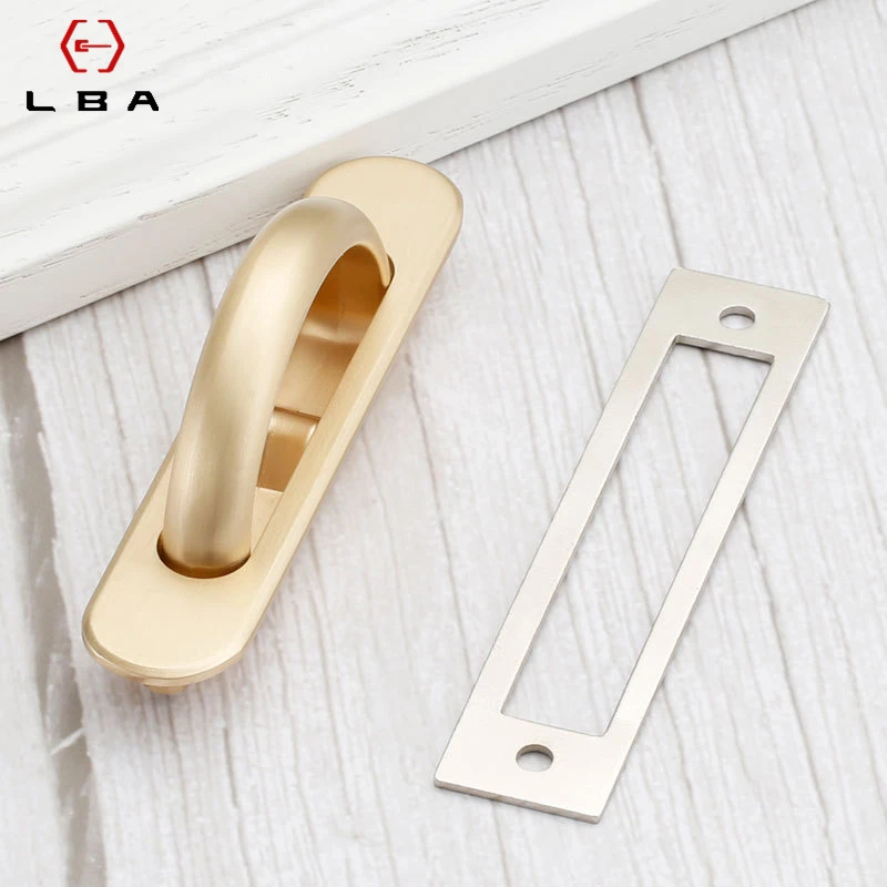 LBA высококачественные аппаратные невидимые темные декоративные мебельные ящики