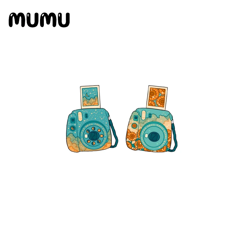 Новинка 2021 серьги-гвоздики Polaroid для камеры эпоксидные украшения акриловые