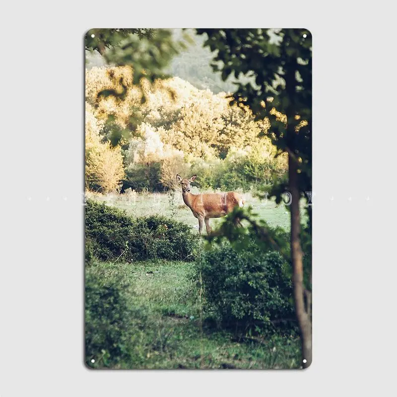 Плакат «одинокий олень», металлическая табличка, клубный бар, пещера, дизайнерские пластины, жестяной знак, плакат