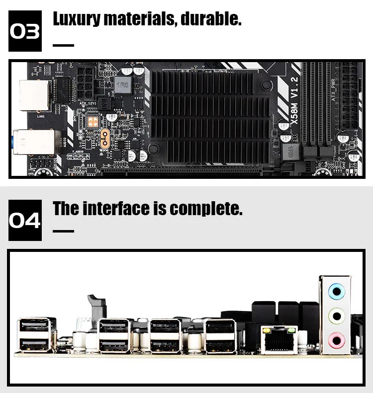 Игровая материнская плата X58 LGA 1366 DDR3 REG ECC сервер оперативная память для