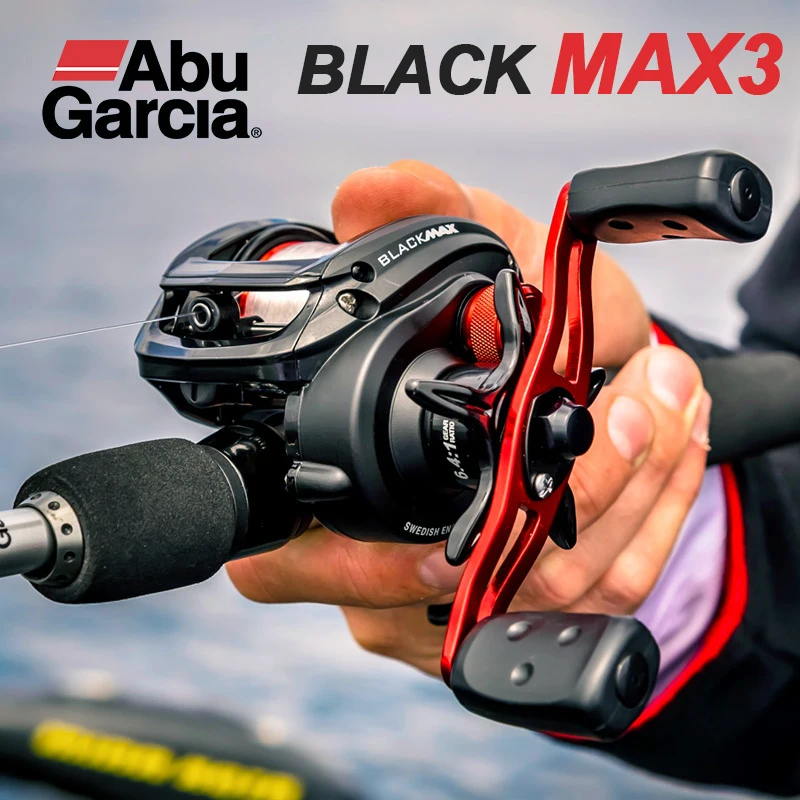 Катушка для заброса приманки ABU GARCIA BLACK MAX3 4 + 1 шарикоподшипник передаточное число