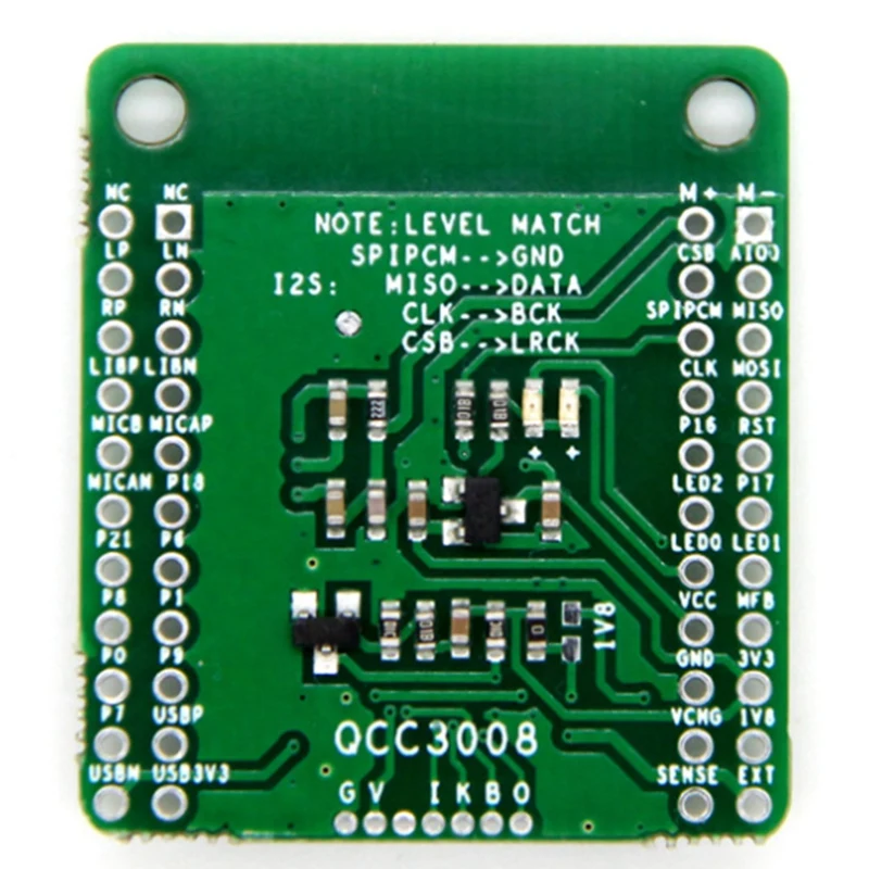 QCC3008 Bluetooth V5.0 низкомощный o Модуль APTX LL сжатие без потерь TWS I2S | Электроника