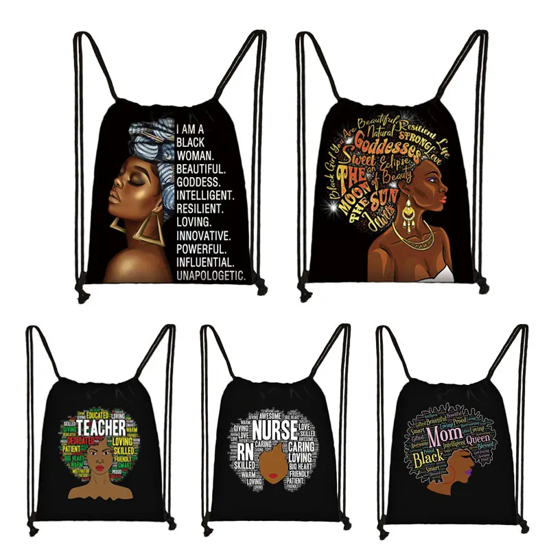 Женская Подростковая дорожная сумка с завязками в стиле афро Латинская Америка