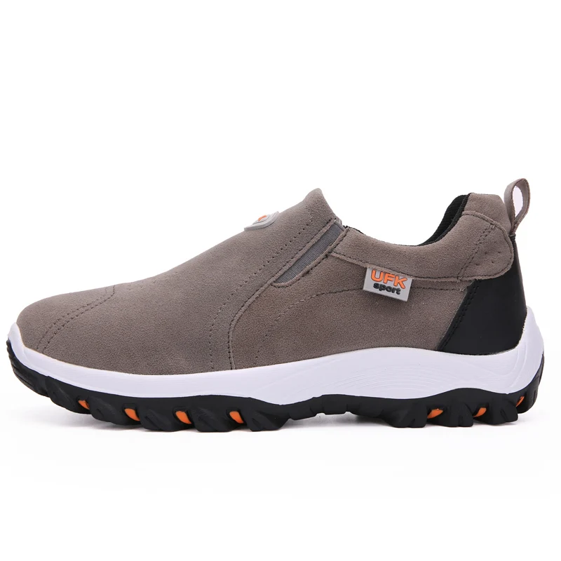 

2021 New Loafers Sneakers For Men Shoes Outdoors Breathable Flock Male Footwear Walking Comfortable Slip-On Shoes Men