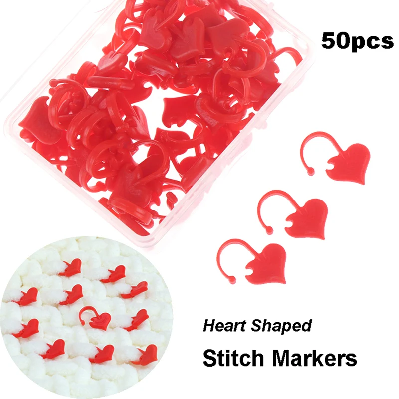 50 шт. маркеры для шитья в форме сердца|Швейные инструменты и аксессуары| |