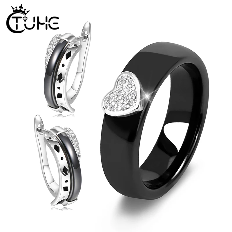 Стразы в форме сердца женские серьги-гвоздики наборы для женщин здоровый