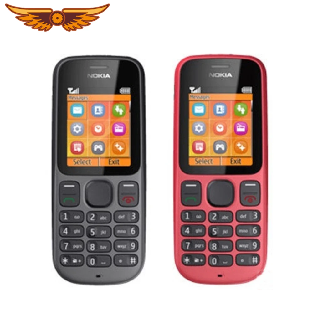Оригинальный разблокированный Nokia 100 101 GSM 1 8 дюйма FM-радио 850 мА · ч мобильный