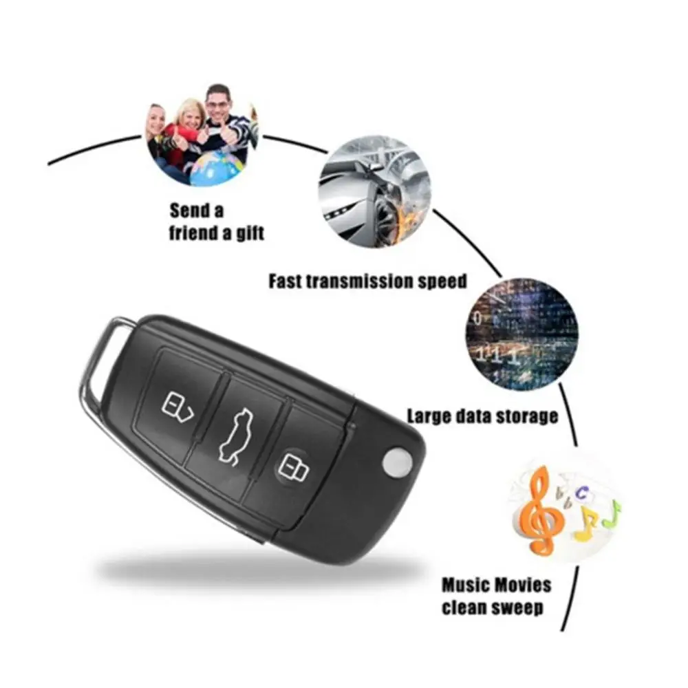 

USB Stick Cool gb Car Key Pen Drive 32GB Memory Stick U Disk Mini Computer Gift USB Flash Drive