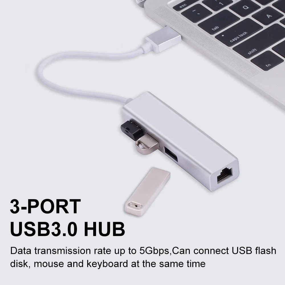 OFCCOM USB Ethernet 3 0 до 1000 Мбит/с RJ45 HUB для ноутбука Xiaomi Mi Box S/3 компьютерной приставки к