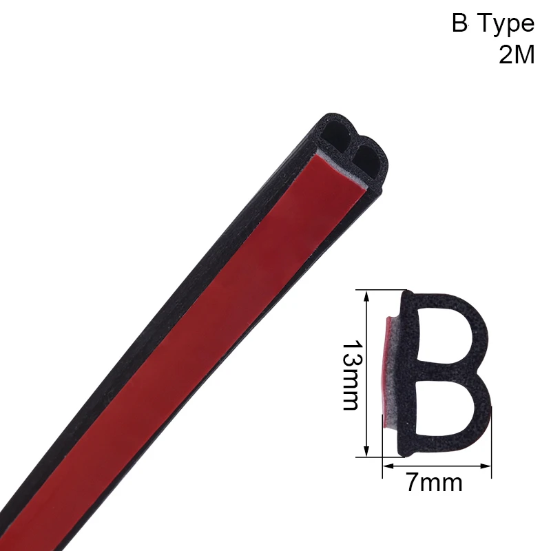 NS Modify 2M Автомобильная EPDM резиновая уплотнительная лента форма B P Z Big D Small защитная