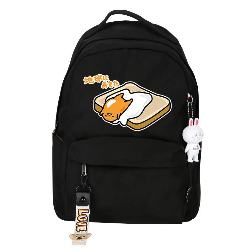 2019 школьный рюкзак с аниме ленивыми яйцами для девочек подростков мальчиков