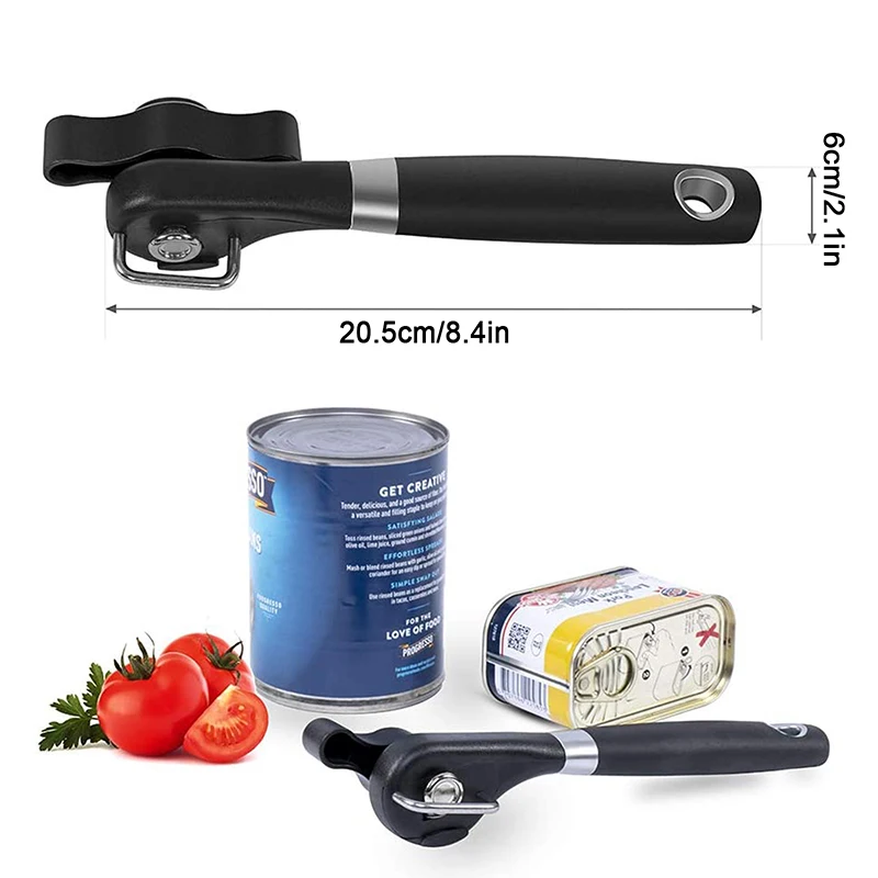 

Can Opener Kitchen Tools Handheld Manual Stainless Steel Restaurant Side Cut Jar