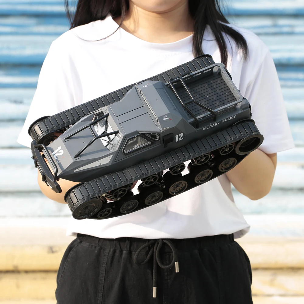 

1/12 2,4 GHz Электрический гусеничный Радиоуправляемый Танк вращающийся на 360 ° с дистанционным управлением