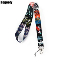two lovely mouse neck strap lanyards id badge card holder keychain mobile phone strap gift ribbon webbing necklace
