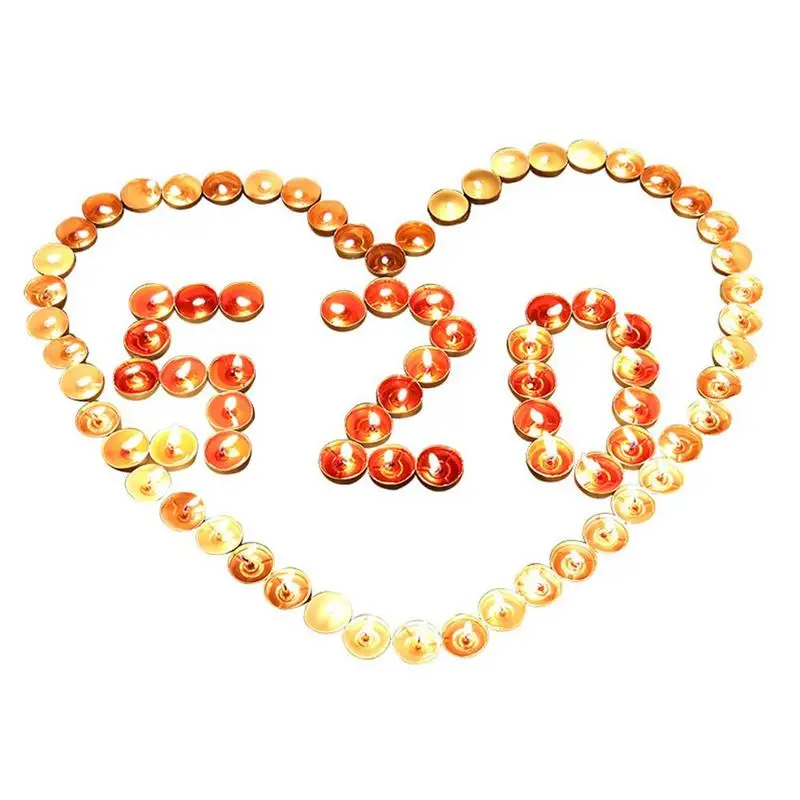 50 шт./компл. бездымного ароматические свечи День рождения маятник По мелкому опту