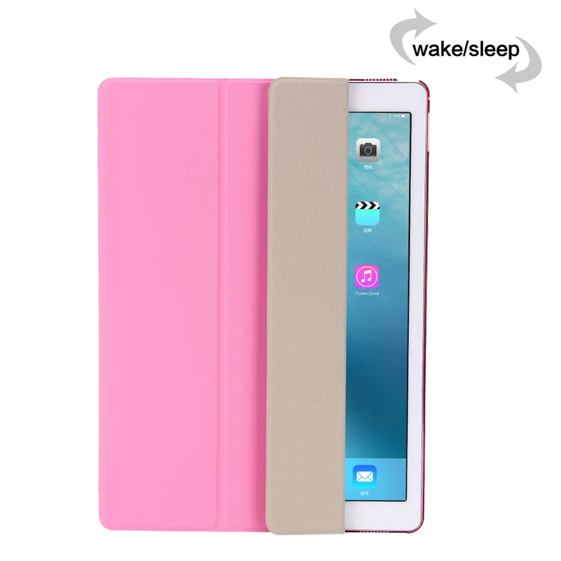 Для iPad mini5 Магнитный кожаный чехол прозрачный задняя крышка флип чехол тонкий стенд смарт-чехол для Apple iPad mini4 8 дюймов