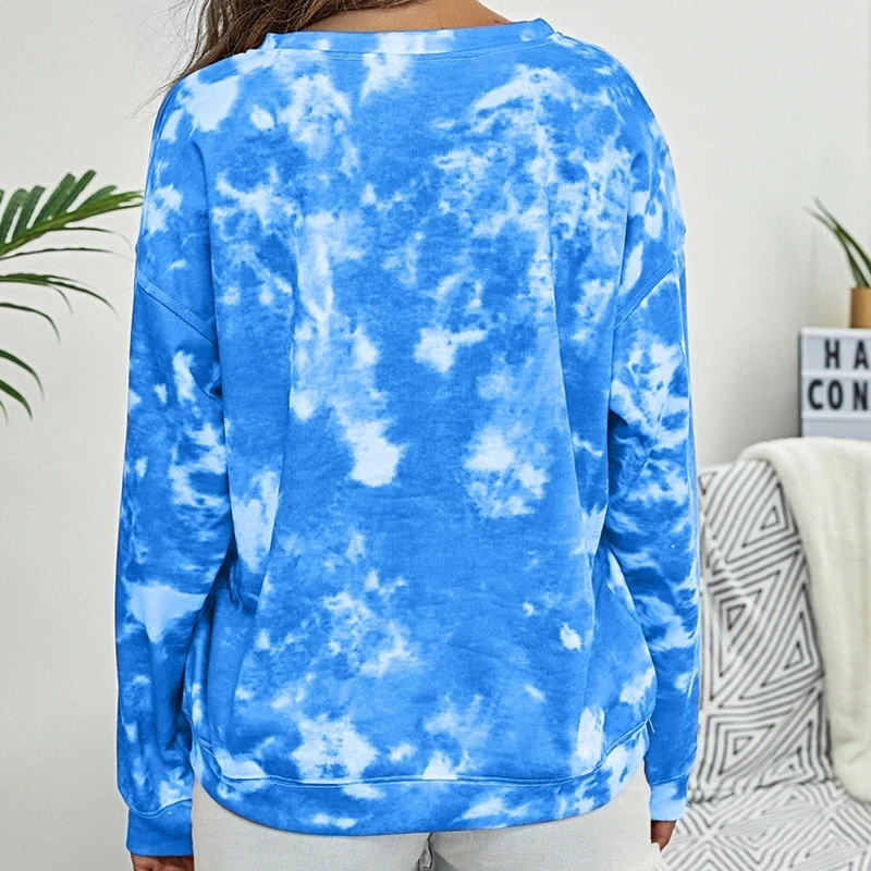

Women Hoodies Winter Sweatshirt Tie Dye Hoodies Oversized Warm Clothes For Women Long Sleeve Christmas Hoodies Women Sudaderas