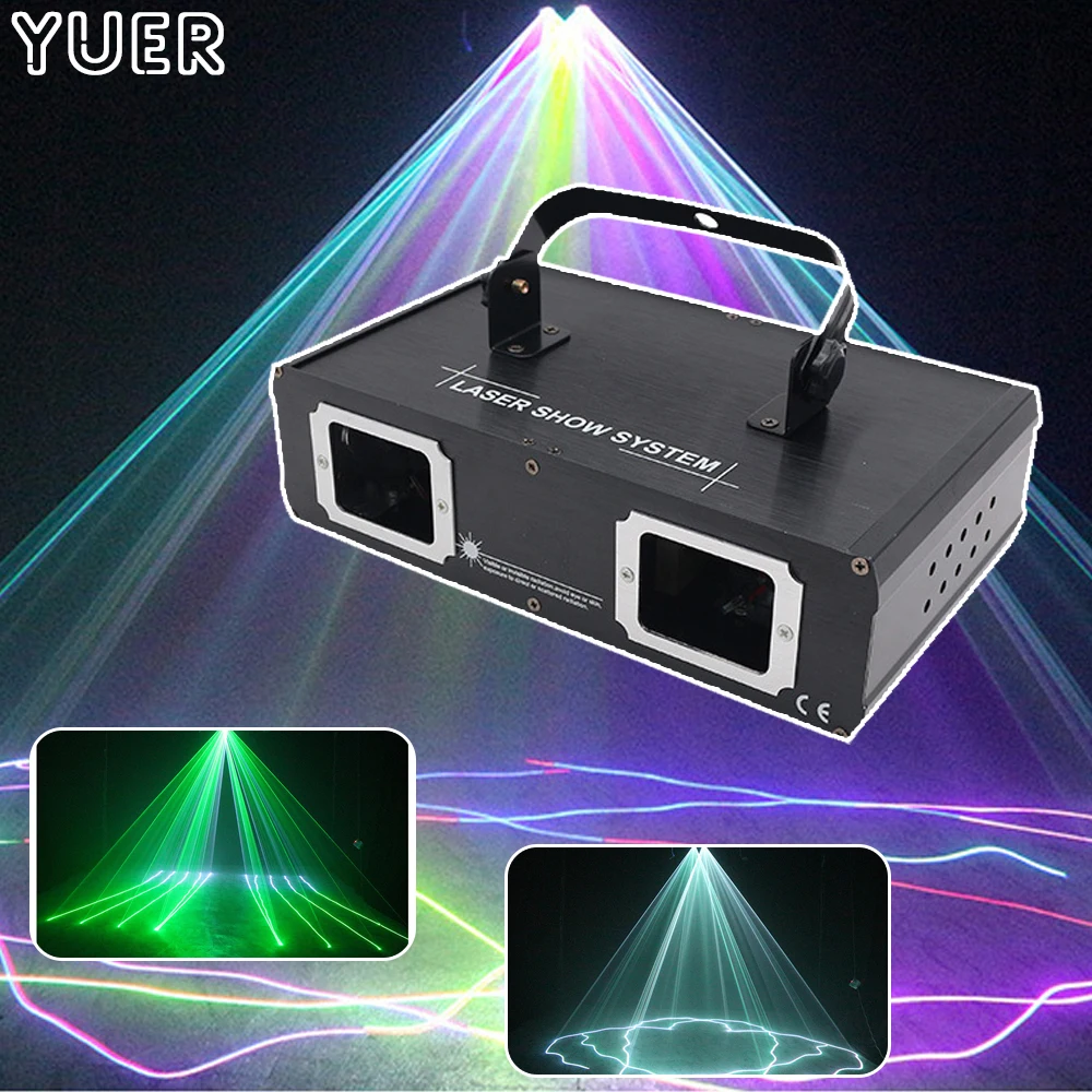 

25 Patterns RGBY Laser Scanning Projector DMX512 Controller LED Hybrid Effects Voice Control Stage DJ Disco Bar Show Decoration