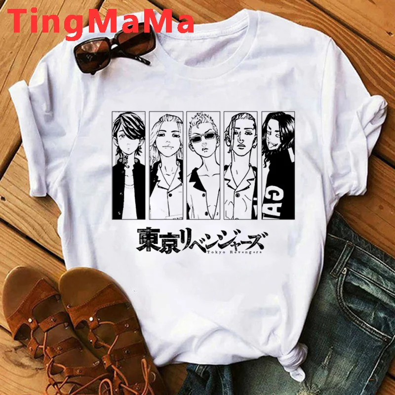 

Tokyo Revengers Sano Manjiro top tees male plus size kawaii harajuku ulzzang couple tshirt kawaii