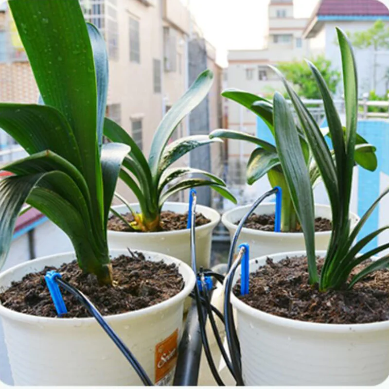 

20M Watering Drip Irrigation Set 2L 4L 8L With 2-way 4-way Drip ArrowTransmitter Gardening Potted Plants Irrigation System Kits