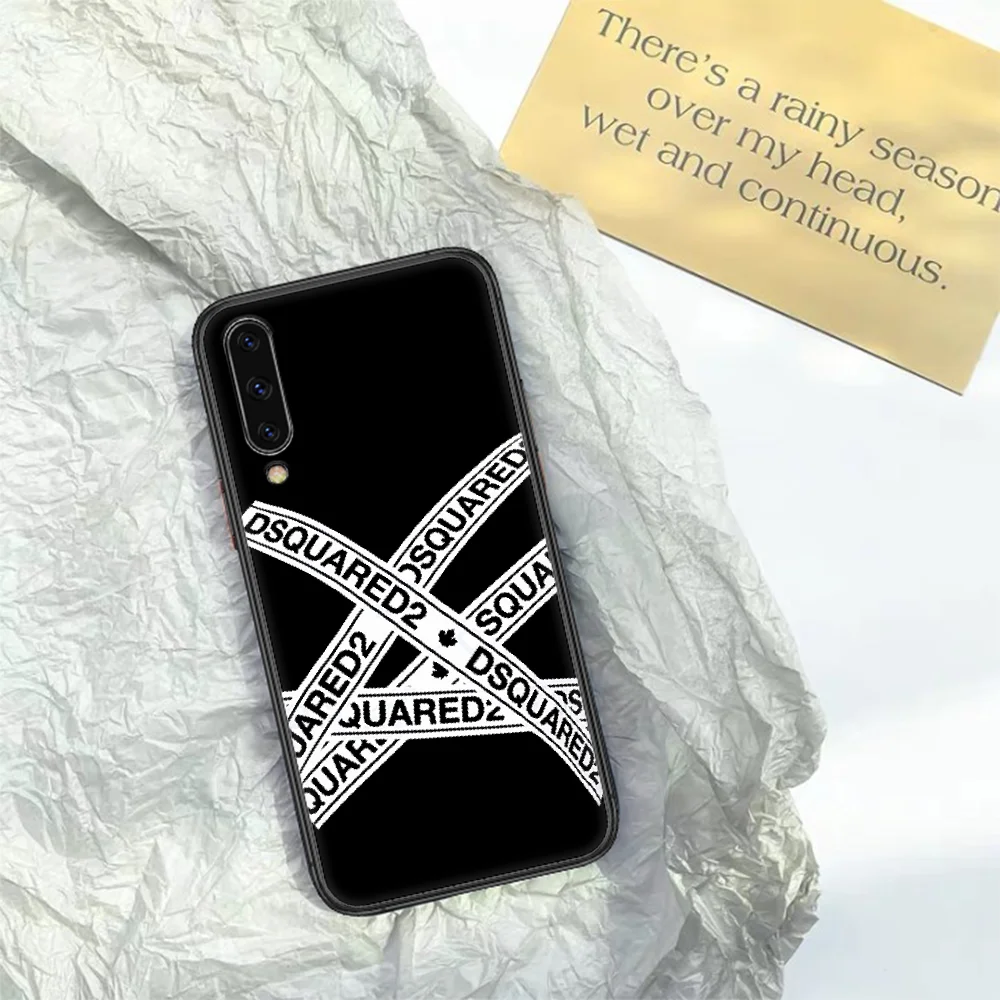 

Trend brand D2 DSQUARED2 Phone Case For Samsung Galaxy A10 A20 A30 E A40 A50 A51 A70 A71 A J 5 6 7 8 2016 2017 2018 black
