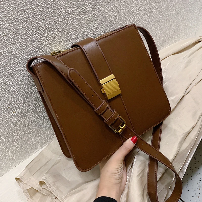 Винтажная модная женская квадратная сумка новинка 2019 Высококачественная