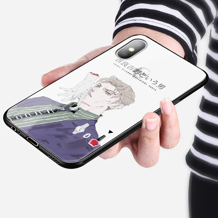 Чехол-накладка Yoshikage для iPhone 6 6S 7 8 Plus X Xr Xs 11 Pro Max силикон с изображением