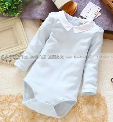 Весенне-осенняя одежда для малышей боди маленьких девочек с треугольными