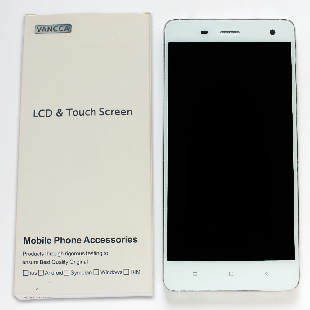 VANCCA 5 0 дюймовый ЖК дисплей для Xiaomi Mi4 m4 кодирующий преобразователь сенсорного