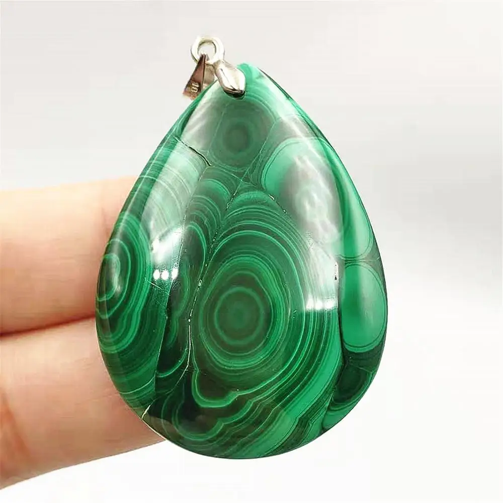 Натуральные зелёные малахитовые Подвеска из хризоколлы для женщин и мужчин