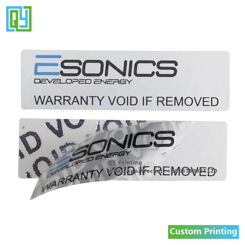 1000pcs 10x30mm Free Shipping Custom Security Label Sticker Box Carton Seal Envelop Security Void Open Safty Sticker