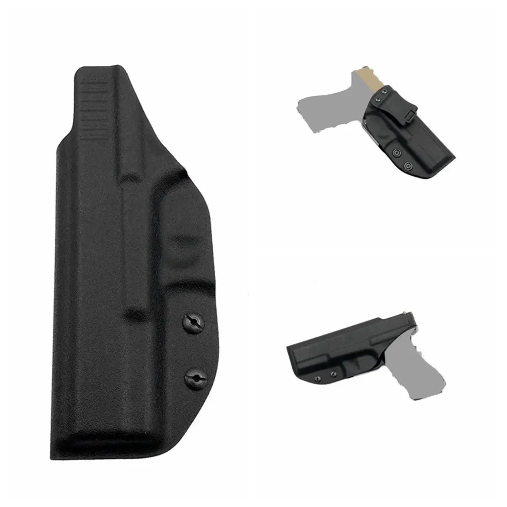 

Кобура Glock для скрытого ношения с внутренним поясом Kydex IWB, кобура для пистолета для G17 G22 G31, чехол для охотничьего пистолета
