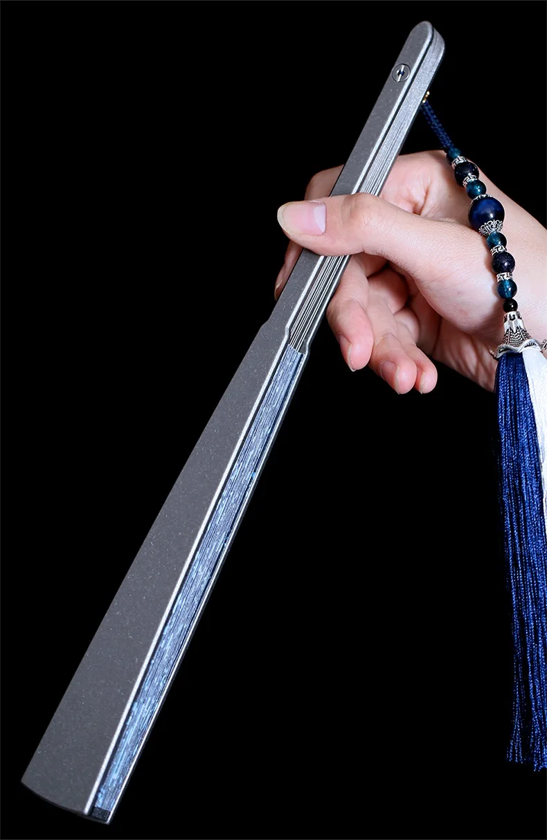 Фанаты из титанового сплава Wushu Kungfu Tai Chi боевые китайские | Спорт и развлечения