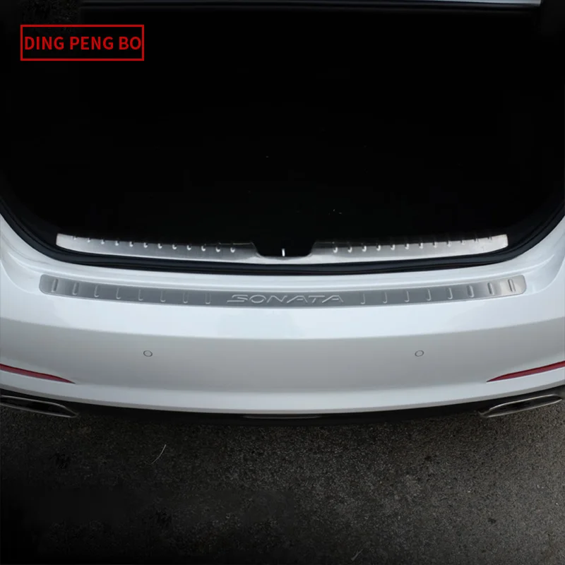 Подать заявку только для Hyundai Sonata nine задняя защита 2015 до 2017 багажник Задняя дверь