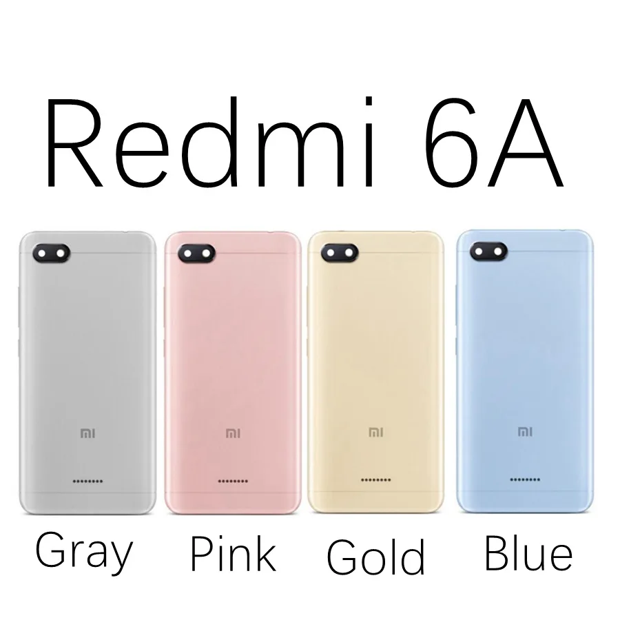 Для Xiaomi Redmi 6 Redmi 6A Note6 Pro крышка батареи задняя крышка Корпус задняя дверь чехол для Redmi Note 6 Pro крышка батареи Замена
