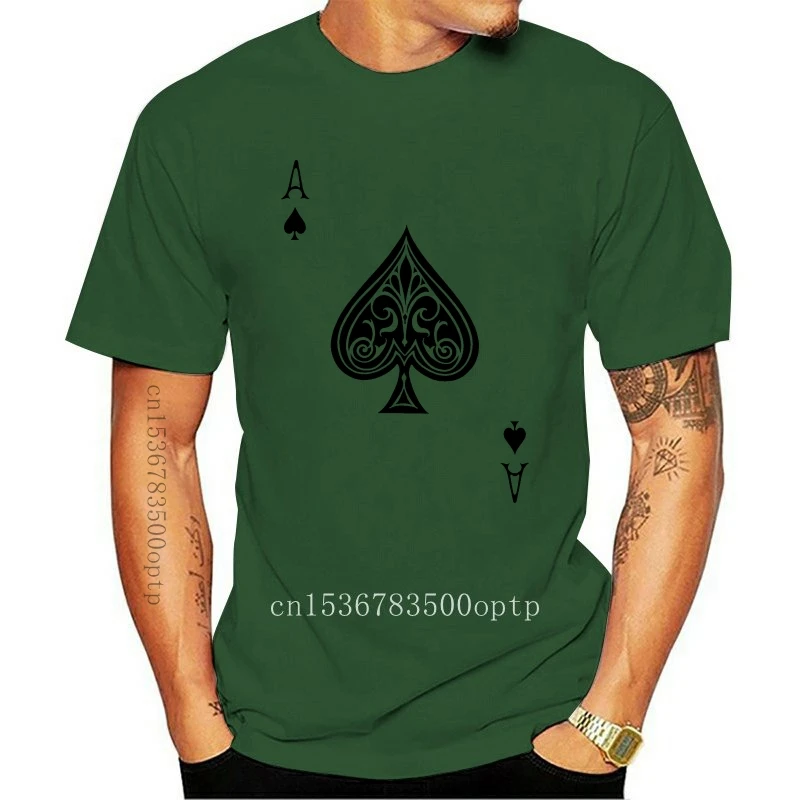 Ace Of Spades I T-shirt - Spade Ace Poker Card Casino Las Karte Royal Flush Pik Funny Casual Brand Shirts Top