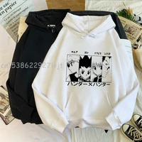 kawaii hunter x hunter hoodies aesthetic hoodie killua zoldyck anime manga hoodies bluzy tops hoodies clothes sweatshirt top