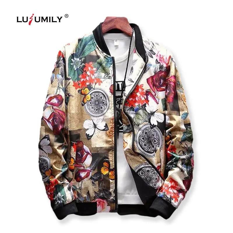 

Lusumily весенняя куртка женская модная ветровка с принтом свободная корейская модная куртка на молнии с капюшоном Спортивные Повседневные то...