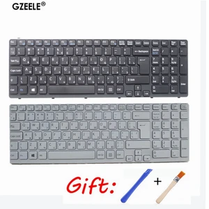 Клавиатура с русской раскладкой для SONY VAIO E15 SVE 15 SVE15 SVE151 149032851RU AEHK57002303A MP-11K73SU-920