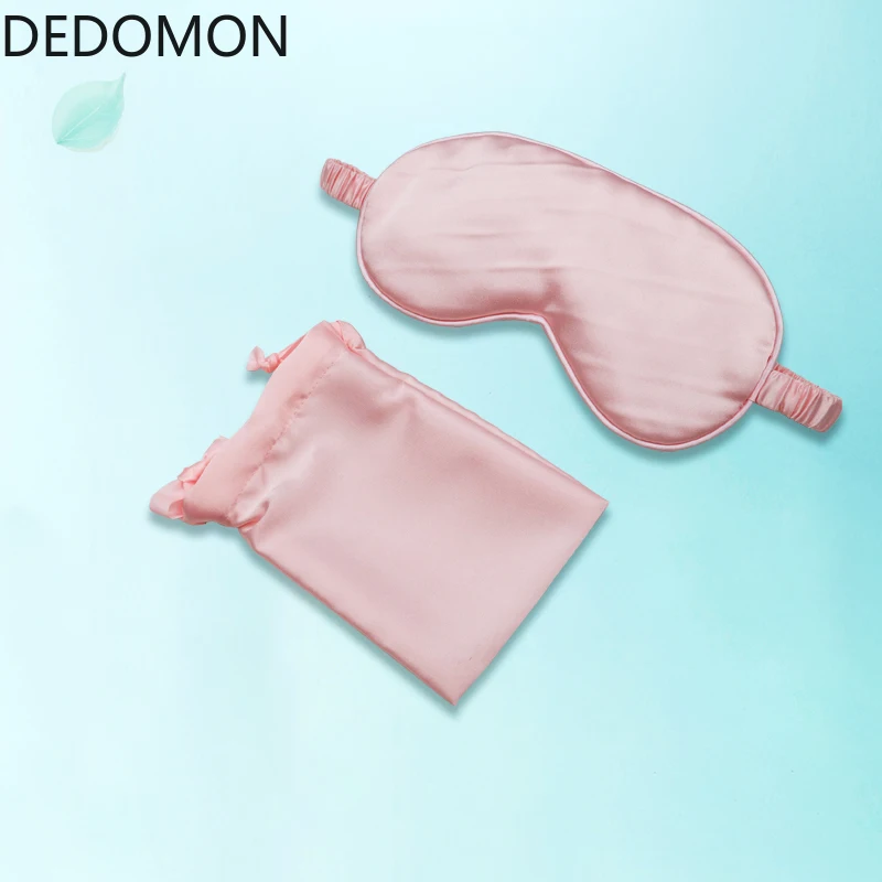 Маска для сна шелковая двухсторонняя затеняющая маска глаз повязка на глаза
