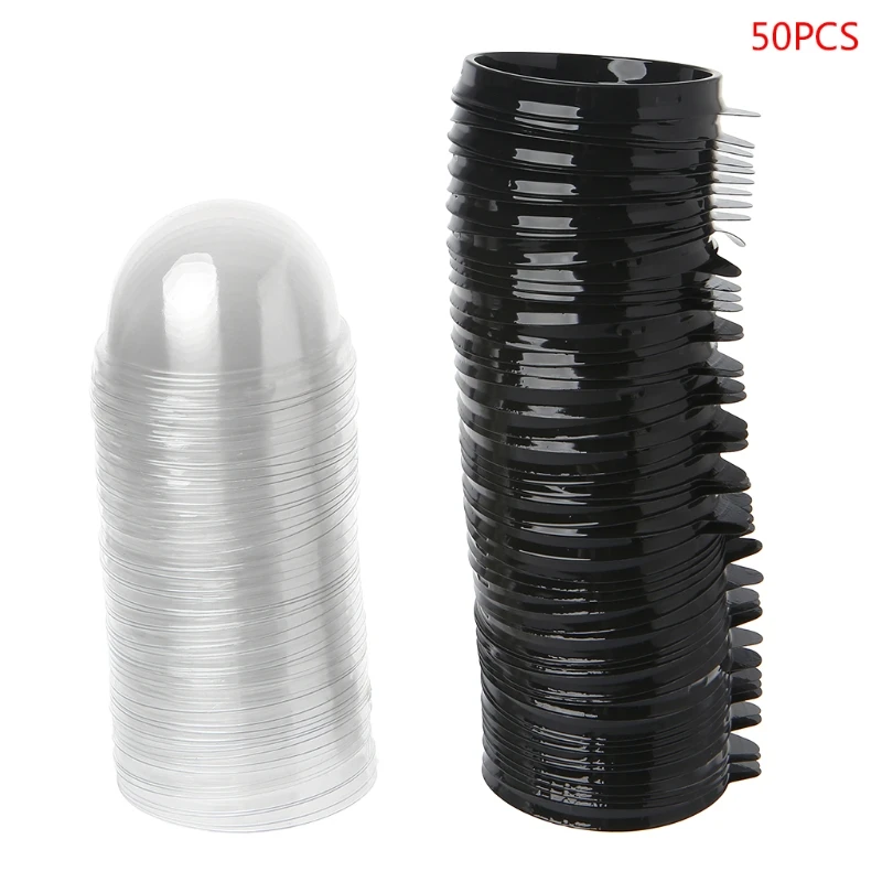 

50g Round Moon Cake Trays Mooncake Packaging Box Container Holder 50 Pcs 69HC